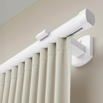 Kolejnice na záclonu Domino Jednoduchá ze dřeva